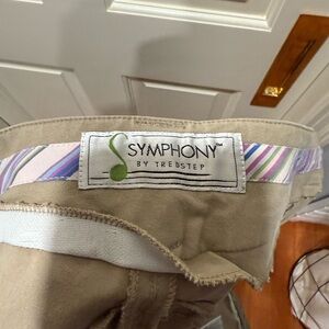 Tredstep Symphony Beige Riding Breeches - Women's 28R - Knee Patch Equestrian